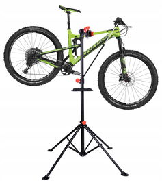 STOJAK SERWISOWY NA ROWER WIESZAK UCHWYT ROWEROWY ROWERU STALOWY REGULOWANY