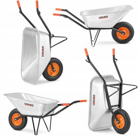 TACZKA OGRODOWA JEDNOKOŁOWA WYWROTKA IDEALNY DO PORZĄDKÓW W OGRODZIE