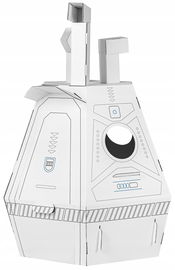 KARTONOWA TEKTUROWA KAPSUŁA DO PISANIA MALOWANIA RYSOWANIA DLA DZIECI DOMEK