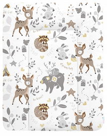 MIĘKKI PRZEWIJAK BEZPIECZNY NA KAŻDĄ KOMODĘ 70X50CM KOLOROWY UNIWERSALNY