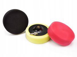 Gąbki polerskie Geko G00883 150mm M14 3szt.