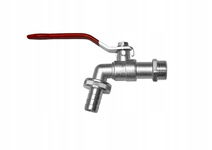 Kran kulowy GZ3/4", wyjście na wąż 3/4" CYNK niklowany GKK04342519Z