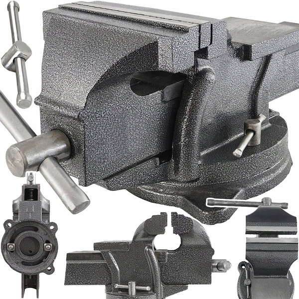 MOCNE IMADŁO ŚLUSARSKIE OBROTOWE Z KOWADŁEM V88003 IMADŁO OBROTOWE 200MM