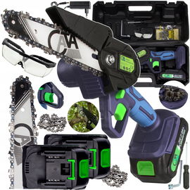 PIŁA ŁAŃCUCHOWA AKUMULATOROWA MINI PILARKA GAŁĘZIÓWKA 2xAKU 2xŁAŃCUCHM66170