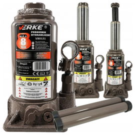 PODNOŚNIK SŁUPKOWY HYDRAULICZNY BUTELKOWY ŻABA LEWAREK 8T TON V80121