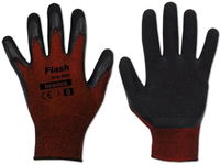 Rękawice ochronne FLASH GRIP RED lateks Bradas rozmiar 7 1 para RWFGRD7