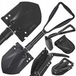 SAPERKA SKŁADANA 5W1 TAKTYCZNA BLACK SURVIVAL SERIES G01902