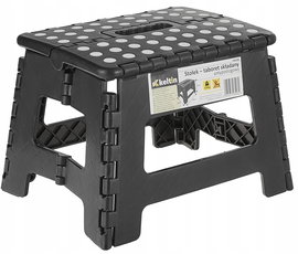 STOŁEK TABORET SKŁADANY Antypoślizgowy Uniwersalny 25x32x22cm 150kg K00398