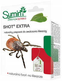 Sumin Płyn do zwalczania kleszczy Shot Extra 50 ml SUMIN SHOT EXTRA 50ML