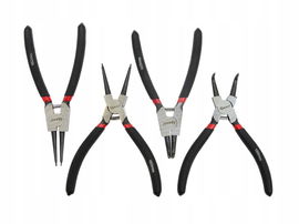 Szczypce Seeger'a 160mm/6" 4el. Szczypce do pierścieni segera. GEKO G01660