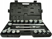 Zestaw kluczy nasadowych 21el.3/4" 12-kąt.19-50mm G10111 Zestaw kluczy