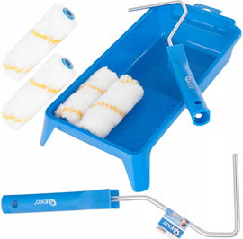 Zestaw malarski poliakryl 4 elementy (złota nić) G66354