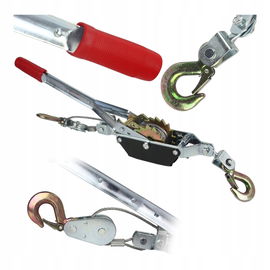 WYCIĄGARKA RĘCZNA LINOWA 2T - 2000kg M80742 WYCIĄGARKA 2T dwie zębatki