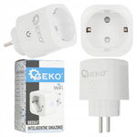 INTELIGENTNE GNIAZDKO, WTYCZKA WiFi GNIAZDO GEKO 16A G03347