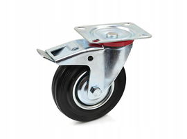 Koło obrotowe z hamulcem 125mm G71519 GEKO Koło obrotowe z blokadą