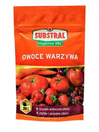 Nawóz wieloskładnikowy proszek 0,3 kg SUBSTRAL DO OWOCÓ I WARZYW 300G