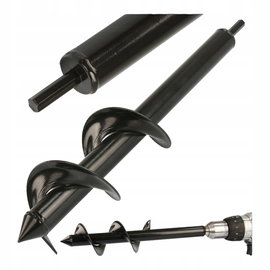 ŚWIDER DO GLEBY NA WIERTARKĘ WKRĘTARKĘ M83182 Świder na wiertarkę 8x25