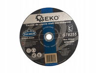 Tarcza do cięcia stali nierdzewnej GEKO PREMIUM 230x2.0 Tarcza Geko G78255