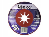 Tarcza fibrowa Geko G78702 125x22,2mm P80