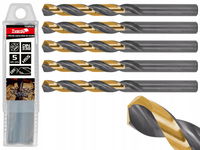 WIERTŁO CZARNO-ZŁOTE DO METALU HSS 10.50MM TiN 1 sztuka T02105