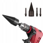 WIERTŁO -ŚWIDER DO ŁUPANIA DREWNA 45MM + ZESTAW ADAPTERÓW K02398 WIERTŁO