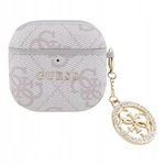 Guess 4G Strass Charm - Etui AirPods 4 (różowy)