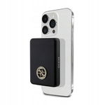 Guess 4G Strassed Metal Logo MagSafe - Power Bank indukcyjny 5000 mAh 15W