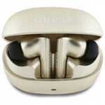 Guess Słuchawki Bluetooth TWS ANC & ENC + etui ładujące (złoty)