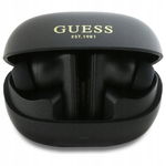 Guess Słuchawki Bluetooth TWS ANC & ENC + etui ładujące (czarny)