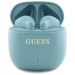 Guess Printed Classic - Słuchawki Bluetooth TWS + etui ładujące (turkusowy)