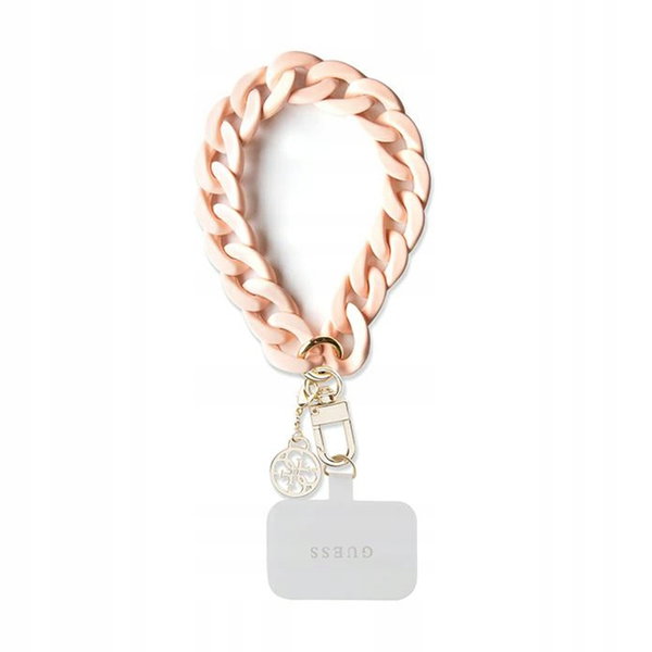 Guess Universal Big Hand Strap Acrylic 4G Charm Uniwersalny pasek do telefo