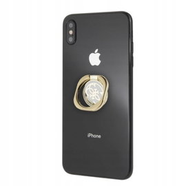 Guess Metal Ring Stand 4G - Magnetyczny uchwyt na palec do telefonu z funkc