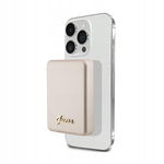 Guess Metal Script Logo MagSafe Power Bank indukcyjny 5000 mAh 15W MagSafe