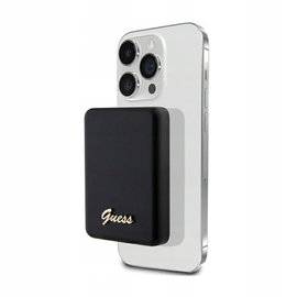 Guess Metal Script Logo MagSafe - Power Bank indukcyjny 3000 mAh 5W MagSafe