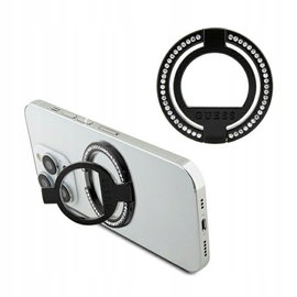 Guess MagSafe Ring Magnetyczny uchwyt na palec do telefonu z funkcją standu