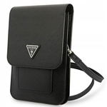 Guess Wallet Saffiano Triangle Logo Phone Torba na smartfona i akcesoria