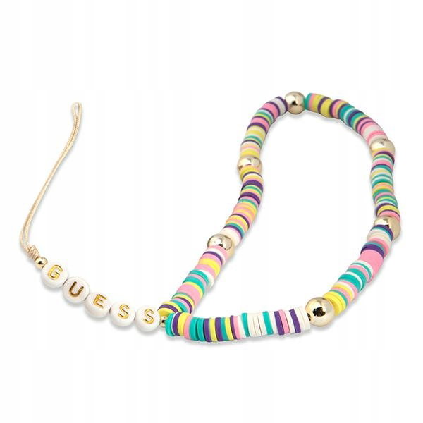 Guess Phone Strap Beads and Pearls Heishi - Zawieszka do telefonu 25 cm