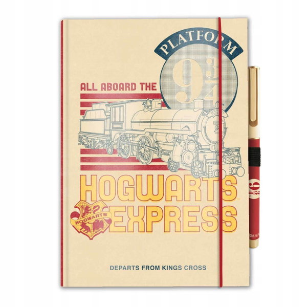 Harry Potter - Notatnik / Notes A5 z długopisem Platform 9 3/4