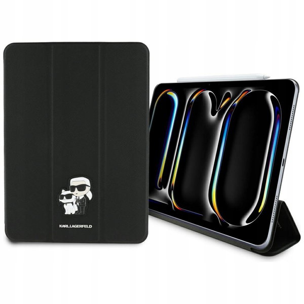 Karl Lagerfeld Book Etui iPad Pro 11" M4 (2024) (czarny)