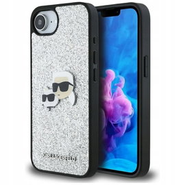 Karl Lagerfeld Fixed Etui do iPhone 16e (srebrny)