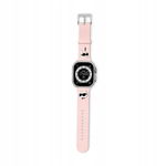 Karl Lagerfeld 3D Rubber - Pasek do Apple Watch 38/40/41 mm (różowy)