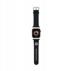 Karl Lagerfeld 3D Rubber - Pasek do Apple Watch 38/40/41 mm (czarny)