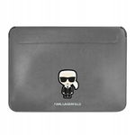 Karl Lagerfeld - Etui na notebook 13" / 14" (Srebrny)