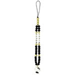 Hello Kitty Pearls and Beads Kitty Charm - Zawieszka do telefonu (czarny)