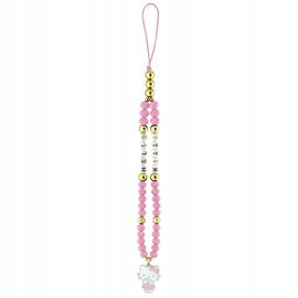 Hello Kitty Pearls and Beads Kitty Charm - Zawieszka do telefonu (różowy)