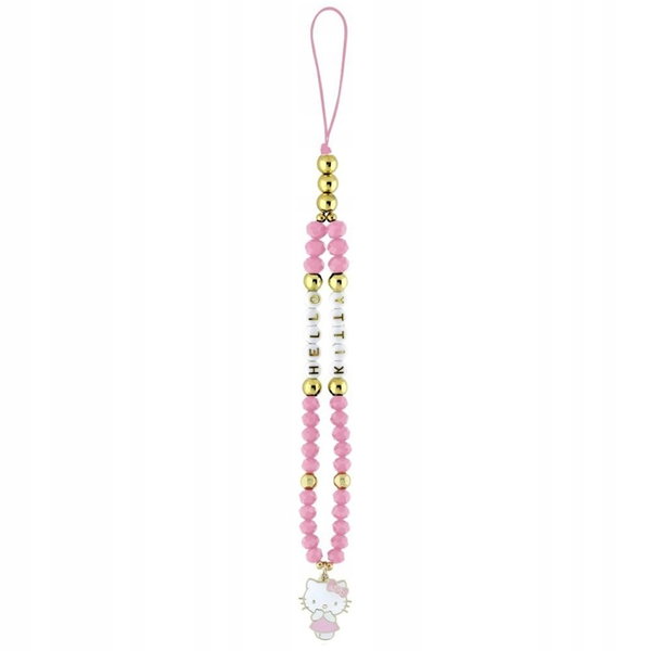 Hello Kitty Pearls and Beads Kitty Charm - Zawieszka do telefonu (różowy)
