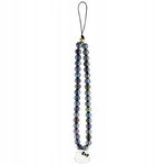 Hello Kitty Pearls Kitty Head - Zawieszka do telefonu (czarny)
