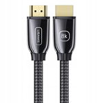 Kabel HDMI - HDMI 2.1 2m z obsługą 8K 60 Hz / 4K 120 Hz (czarny)