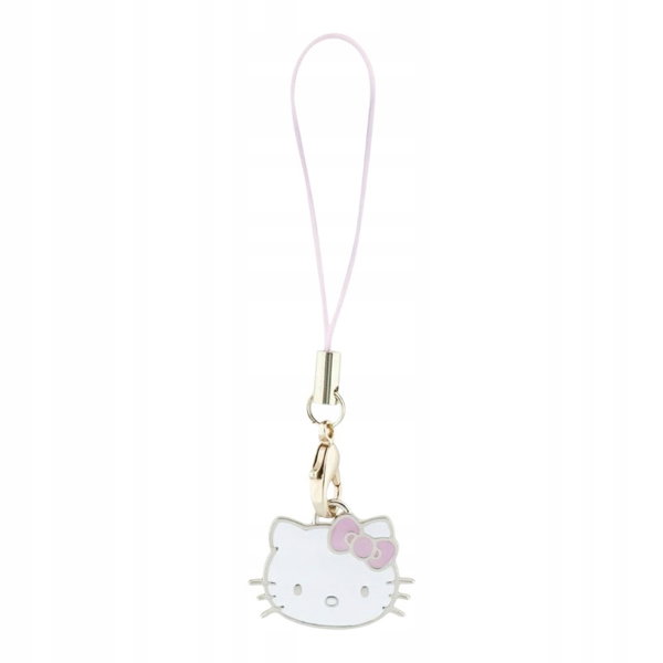 Hello Kitty Phone Strap Charm Kitty Head - Zawieszka do telefonu (różowy)
