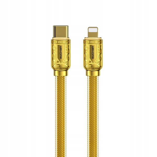 Kabel połączeniowy USB-C do Lightning PD 20W 1 m (Złoty)